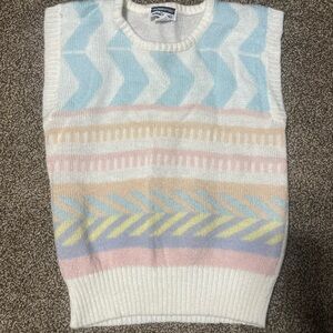 VTG sleeveless Bobbie brooks pattern sweater